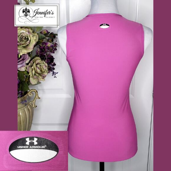 3/$25 Under Armour Women's Pink Compression Top Size Large - Picture 5 of 8
